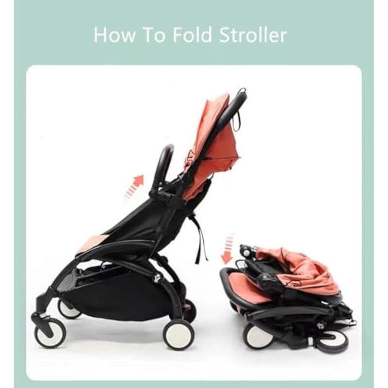 Upgrade Version Adjustable Angle Baby Stroller Bumper Bar,Armrest, Handle, Crossbar Accessories Just for BBZ Yoyo,Yoyo 2,Yoyo+, with Smooth Leather Handle Cover Black - Image 4